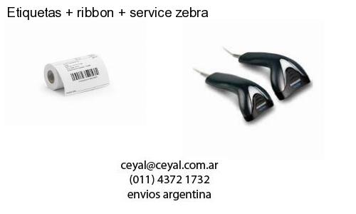 Etiquetas   ribbon   service zebra