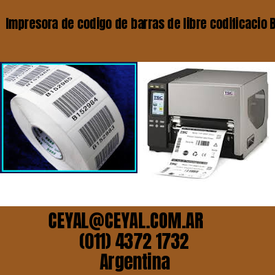 Impresora de codigo de barras de libre codificacio Buenos Aires Argentina