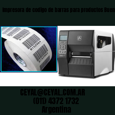 Impresora de codigo de barras para productos Buenos Aires Argentina