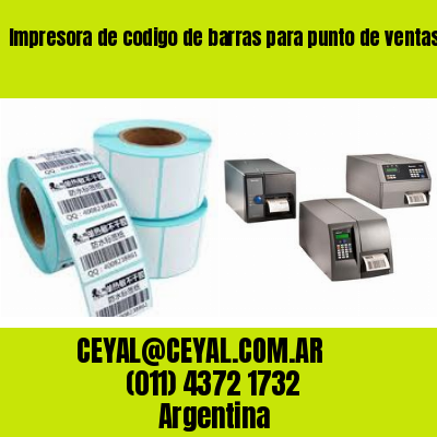Impresora de codigo de barras para punto de ventas Buenos Aires Argentina