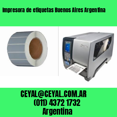 Impresora de etiquetas Buenos Aires Argentina