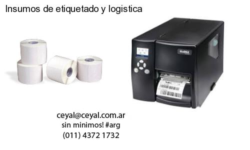 Insumos de etiquetado y logistica