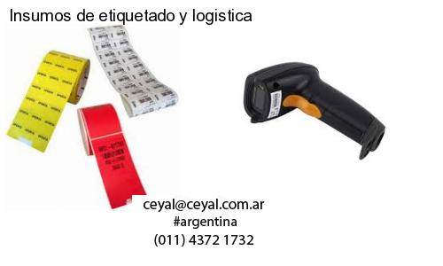 Insumos de etiquetado y logistica