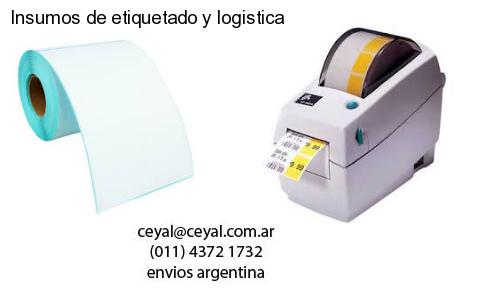 Insumos de etiquetado y logistica