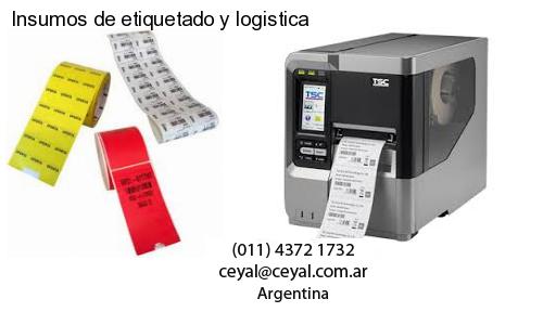 Insumos de etiquetado y logistica