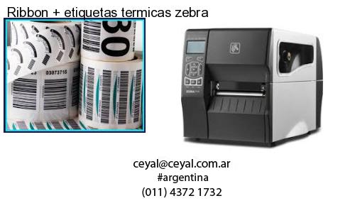 Ribbon   etiquetas termicas zebra