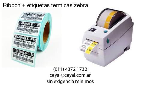 Ribbon   etiquetas termicas zebra