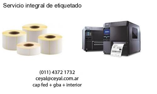Servicio integral de etiquetado