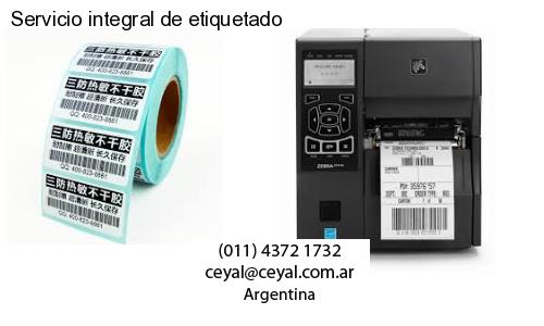 Servicio integral de etiquetado
