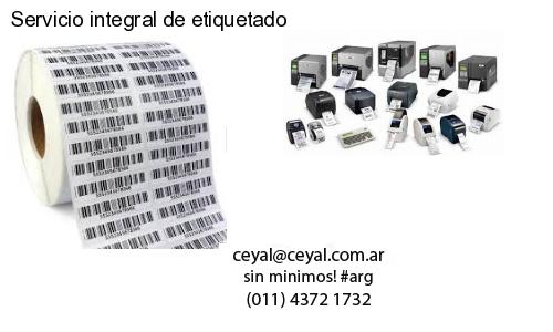 Servicio integral de etiquetado