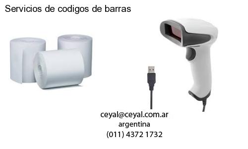 Servicios de codigos de barras