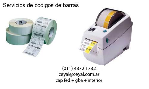 Servicios de codigos de barras