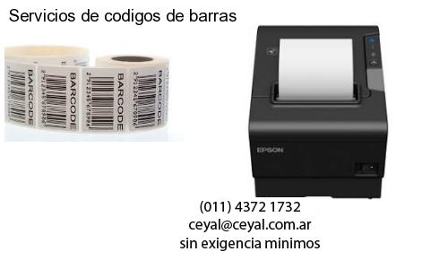 Servicios de codigos de barras