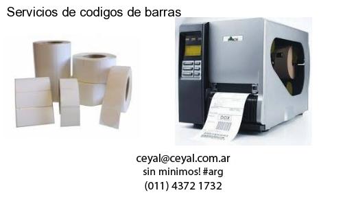 Servicios de codigos de barras