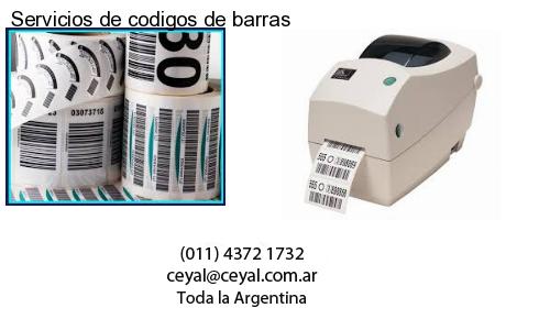 Servicios de codigos de barras