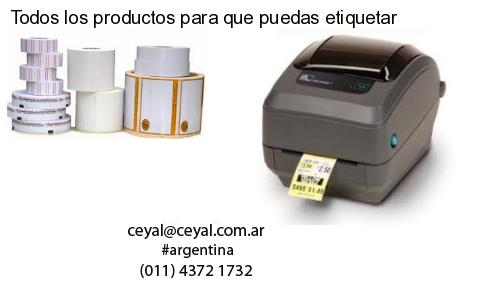 Todos los productos para que puedas etiquetar