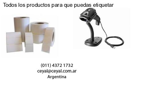Todos los productos para que puedas etiquetar