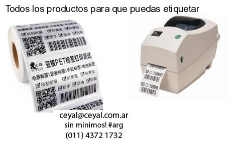 Todos los productos para que puedas etiquetar