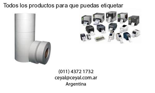 Todos los productos para que puedas etiquetar