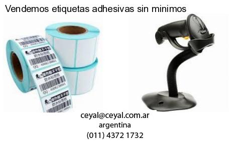 Vendemos etiquetas adhesivas sin minimos