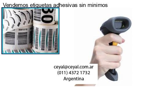 Vendemos etiquetas adhesivas sin minimos