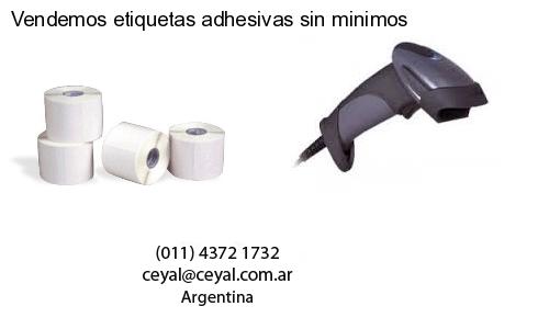 Vendemos etiquetas adhesivas sin minimos