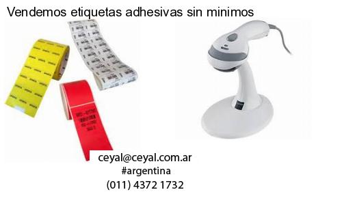 Vendemos etiquetas adhesivas sin minimos