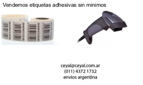 Vendemos etiquetas adhesivas sin minimos