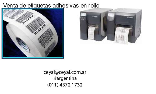Venta de etiquetas adhesivas en rollo
