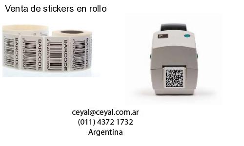 Venta de stickers en rollo