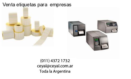 Venta etiquetas para  empresas
