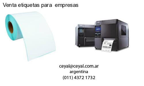 Venta etiquetas para  empresas