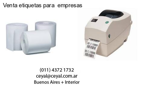 Venta etiquetas para  empresas