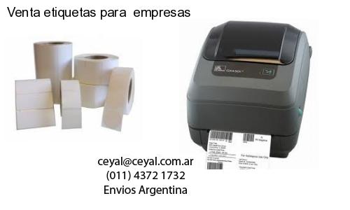 Venta etiquetas para  empresas