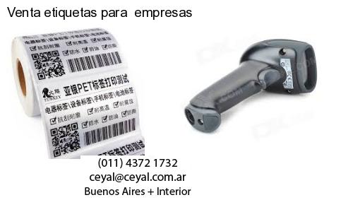 Venta etiquetas para  empresas
