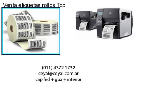Venta etiquetas rollos Top