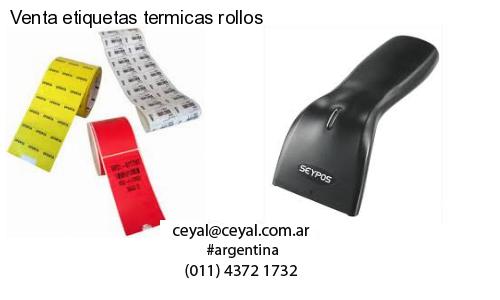 Venta etiquetas termicas rollos