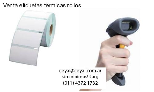 Venta etiquetas termicas rollos