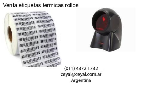 Venta etiquetas termicas rollos