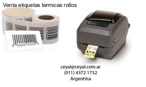Venta etiquetas termicas rollos