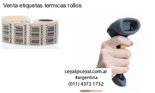 Venta etiquetas termicas rollos