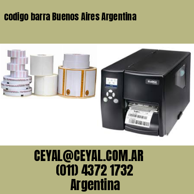 codigo barra Buenos Aires Argentina