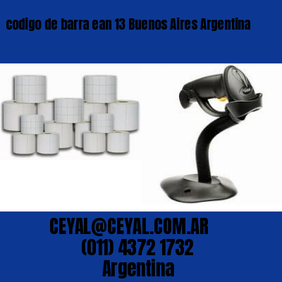 codigo de barra ean 13 Buenos Aires Argentina