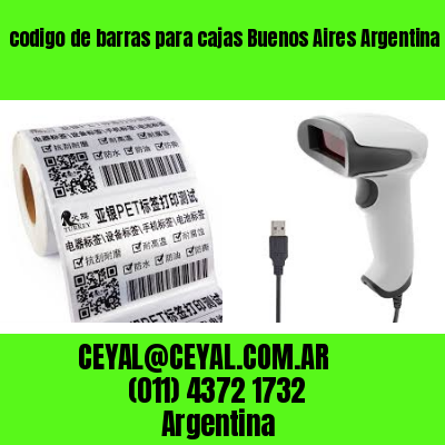 codigo de barras para cajas Buenos Aires Argentina