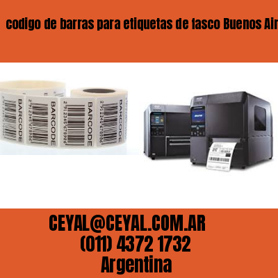 codigo de barras para etiquetas de fasco Buenos Aires Argentina