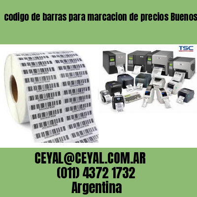 codigo de barras para marcacion de precios Buenos Aires Argentina