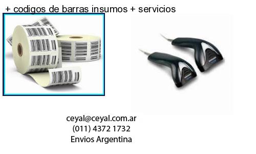   codigos de barras insumos   servicios