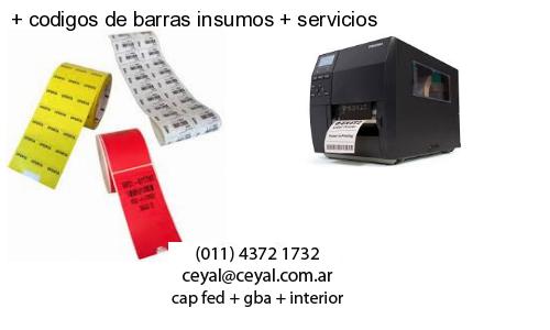   codigos de barras insumos   servicios