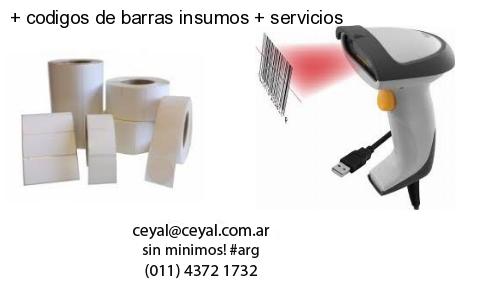  codigos de barras insumos   servicios