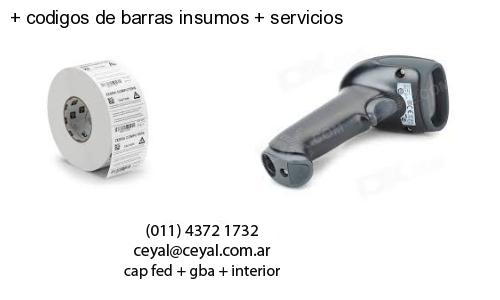   codigos de barras insumos   servicios
